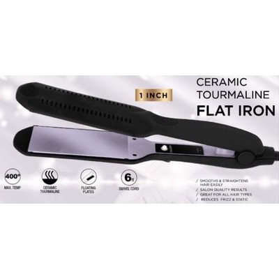 Health, Beauty & Fitness Vivitar 1" Ceramic Tourmaline Flat Iron - Lilac Purple