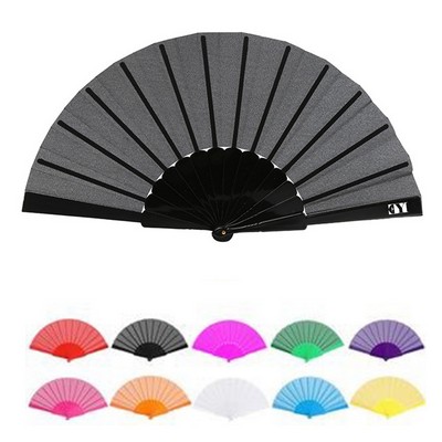 Folding Plastic Hand Fan