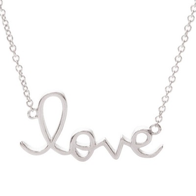 Jilco Inc Love Necklace - Sterling Silver