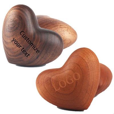 Wooden Heart Decor Handheld Hearts for Stress Relief and Love