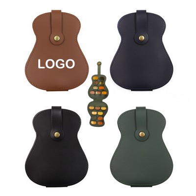 Guitar Shape Guitar Pick Holder Case