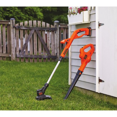 Black & Decker 20V Max Lithium 10" Trimmer/Edger And Sweeper Combo Kit