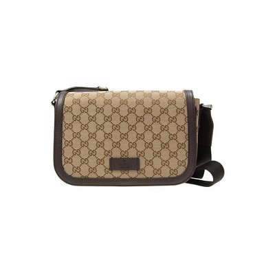 Gucci Gg Shoulder Messenger Bag - Brown