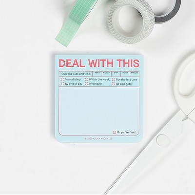 Deal with This Sticky Note (Pastel Version) - 9781683492955