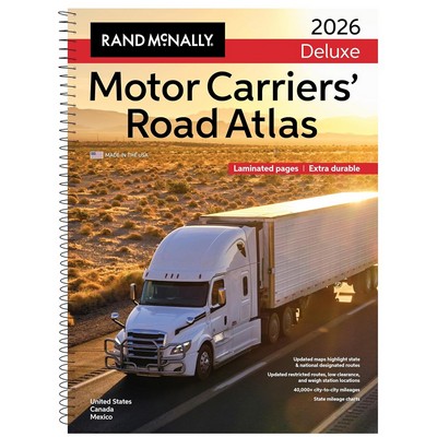 Rand McNally 2026 Deluxe Motor Carriers' Road Atlas