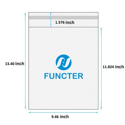 9.46 x 13.40" OPP Self Sealing Cellophane Bags