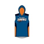 SAMPLE Juice Sleeveless T-Shirt Hoodie; Active Cloth; Adult; M