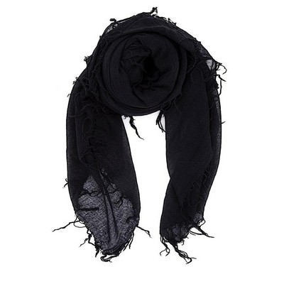 Chan Luu Cashmere And Silk Black Scarf