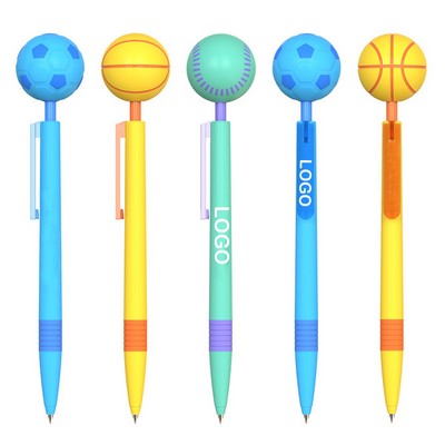 Ball Shaped Rotating Relieve Stress Ballpoint Pen