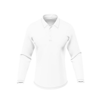 Men's/Youth Premium Long Sleeve Polo Shirt