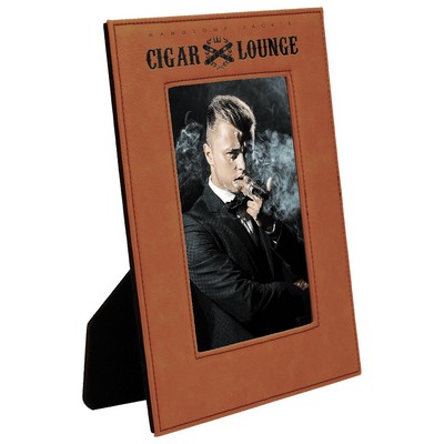 5" x 7" Rawhide Leatherette Photo Frame