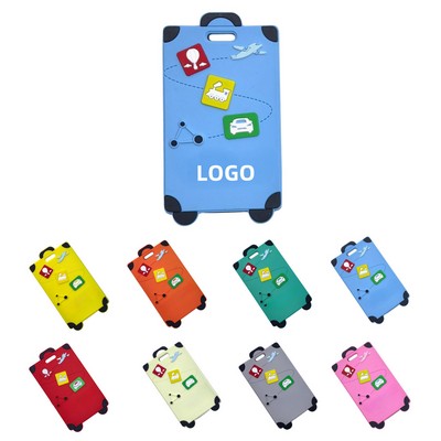 Travel Cartoon Silicone Luggage Tag
