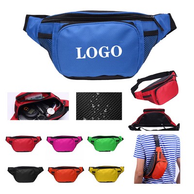 Weather-Resistant Nylon Waist Pack