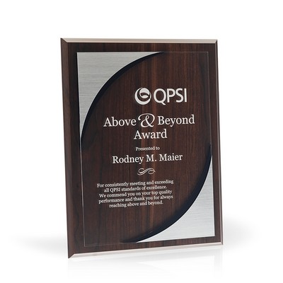 Ellipse Wood & Acrylic Plaque, 9" x 12"