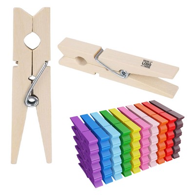 Decorative Wooden Clothespin for DIY Craft Baby Shower Spring Clip Peg for Photo Display