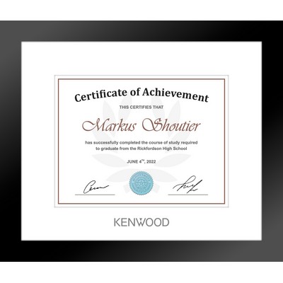 Studio - Diploma / Certificate Frame (Black)