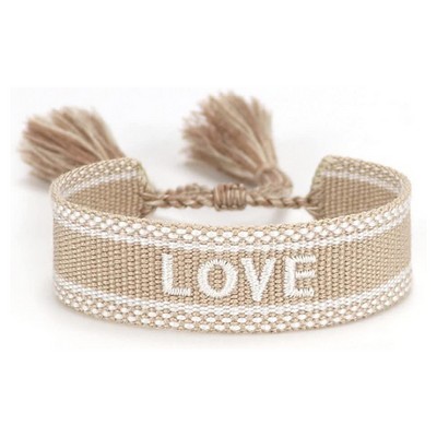 Customized Knitted Word Braided Bracelets For Women