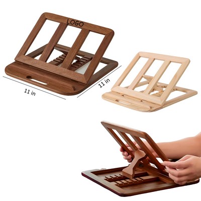 Wooden Adjustable Folding Cooling Computer Stand