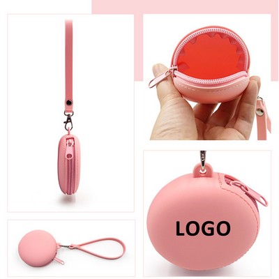 Silicone Coin Purse Simple Headphone Bag