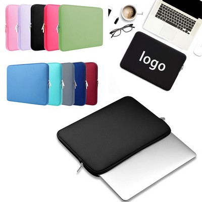 Neoprene Laptop Sleeve Case - Water-Resistant 11-15.6" Computer Bag with Extra Padding