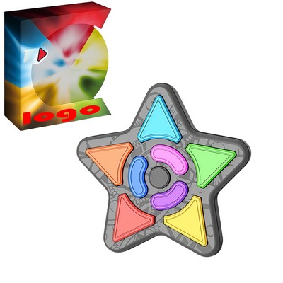 Five Pointed Star With Eight Keys 4" 1 Memory Game