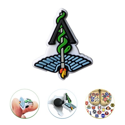1.5'' Custom Shaped PVC Shoe Charms