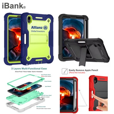 iBank ® Shockproof Case compatible with iPad Mini 7 (A17 Pro) 2024, Mini 6 (2021)