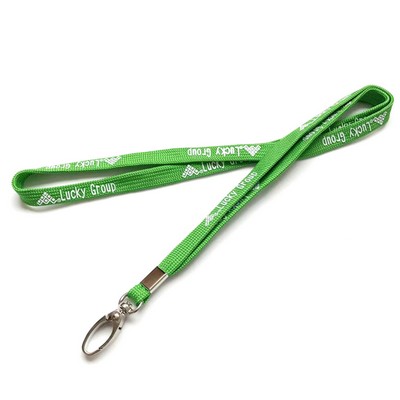 10MM Screen Printed Tube Phone Lanyard with Secure Clip