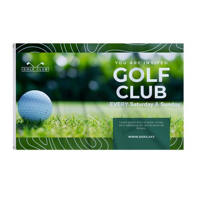 3' X 5' Heat Transfer 420D Nylon Flag