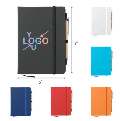 Notebook With Sticky Notes & Page Markers