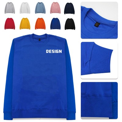 Custom Cotton Crewneck Sweatshirt