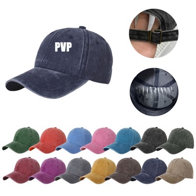 Baseball Cap Dyed Sports Washed Hat
