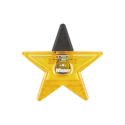 Recycled PS Star Shape Magnetic Memo Clip