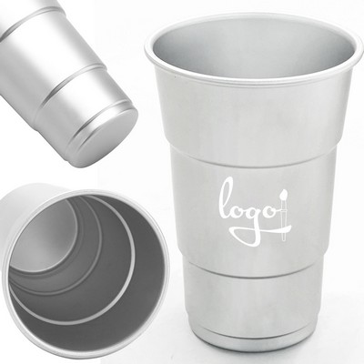 16 oz. Aluminum Party Camping Cup