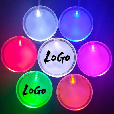 2" Adjustable Led Light Up Flashing Badges