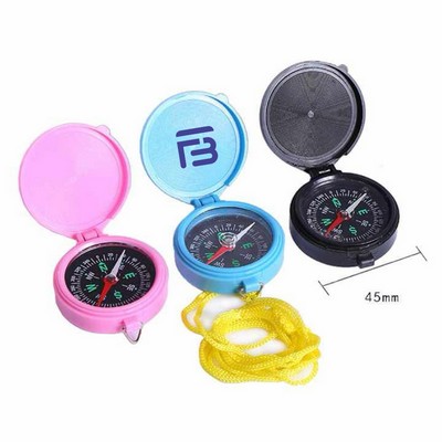 Camping Plastic Flip-Top Compass