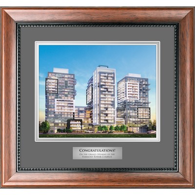 Bathurst - Picture Frame - Horizontal Image (Light Walnut)