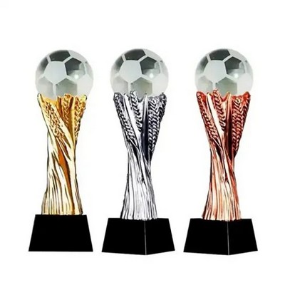 Exquisite Crystal Sports Trophy