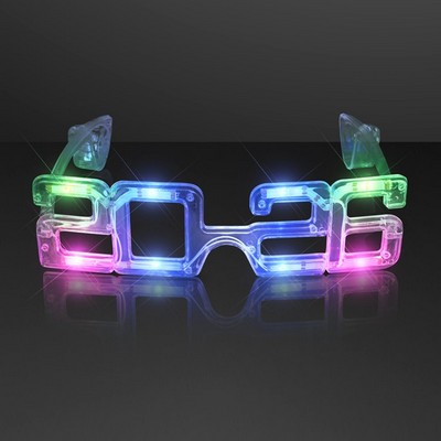 2026 Light Up New Year Party Glasses - BLANK