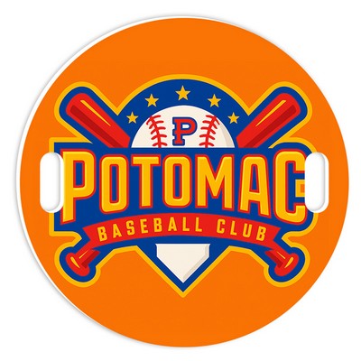 24" Circle Full Color Cheer Signs