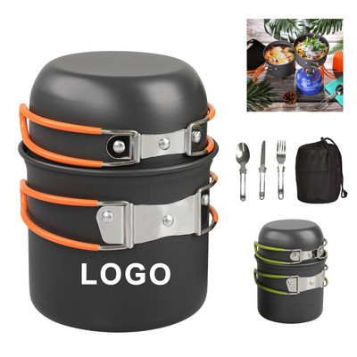 Lightweight Camping Cookware Mess Kit