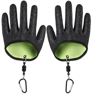 Anti Slip Waterproof Fishing Fish Catching Gloves