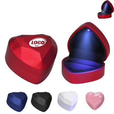 Necklace Ring Box with LED Light