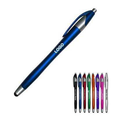Retractable Stylus Ballpoint Pen