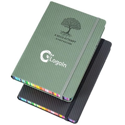 Lined Notebook A5 Hardcover Journal with Pen Holder