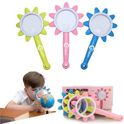 5X Magnifier Flower Insect Magnifying Glasses for Kids
