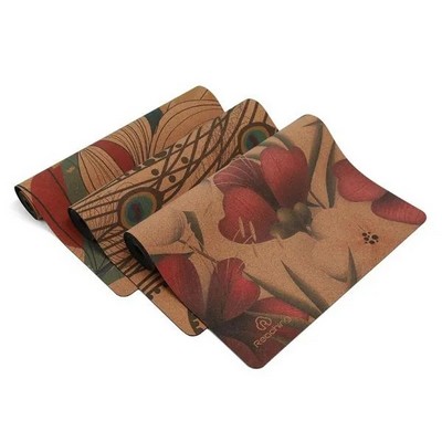 High-Density 4mm Cork Yoga Mat