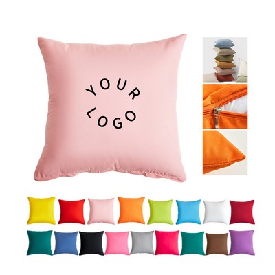 Custom Full Color Linen Throw Pillow With Polypropylene Filler