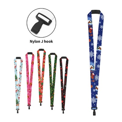 3/4" Comfort Curved Breakaway J-Hook Lanyard