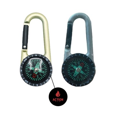 Outdoor Carabiner Compass